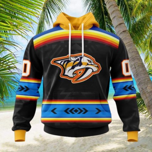 NHL Nashville Predators Special Native Heritage Design Hoodie