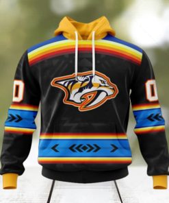 NHL Nashville Predators Special Native Heritage Design Hoodie