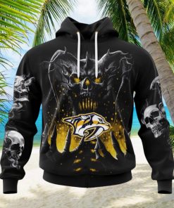 NHL Nashville Predators Special Skull Art Design Hoodie