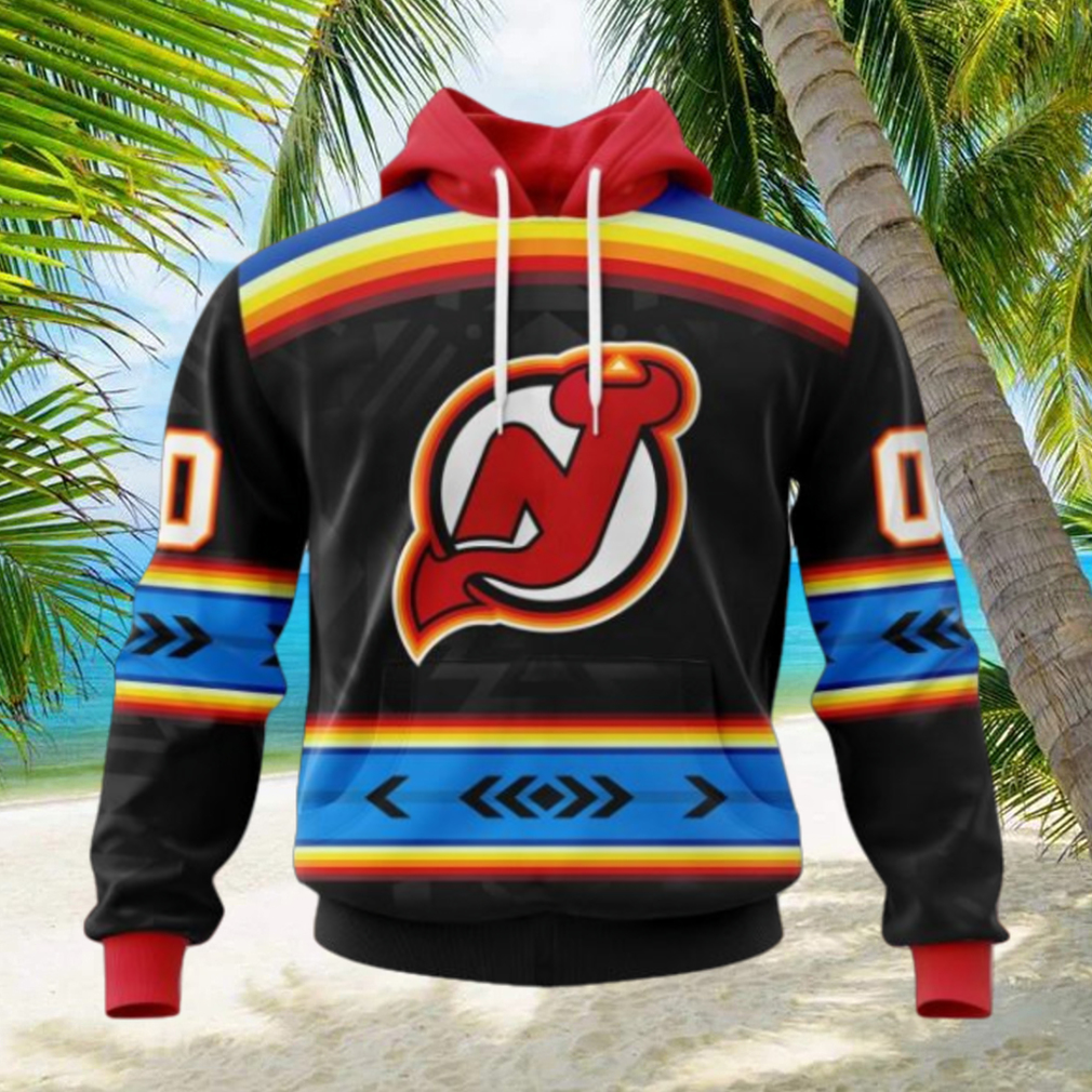 NHL New Jersey Devils Special Native Heritage Design Hoodie NHL New Jersey Devils Special Native Heritage Design Hoodie