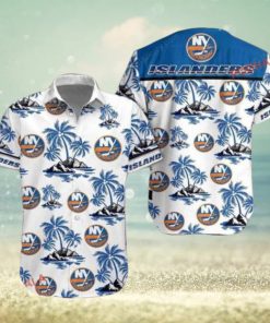 NHL New York Islanders Hawaiian Shirt and Shorts Apparel