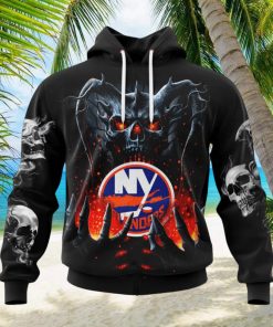 NHL New York Islanders Special Skull Art Design Hoodie