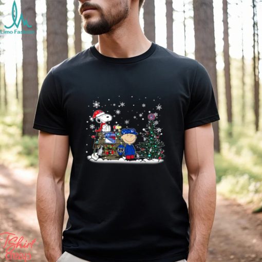 NHL New York Rangers Snoopy Charlie Brown Christmas Hockey Super Bowl Sports Shirt