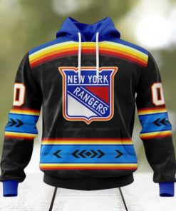 NHL New York Rangers Special Native Heritage Design Hoodie