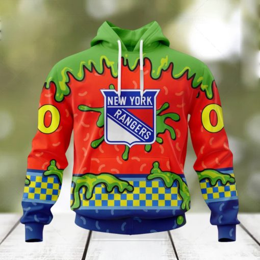 NHL New York Rangers Special Nickelodeon Design Hoodie