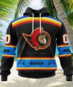 NHL Ottawa Senators Special Native Heritage Design Hoodie