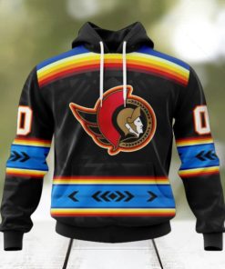 NHL Ottawa Senators Special Native Heritage Design Hoodie
