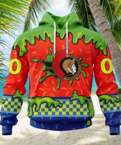 NHL Ottawa Senators Special Nickelodeon Design Hoodie