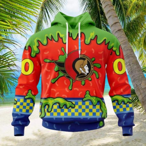 NHL Ottawa Senators Special Nickelodeon Design Hoodie