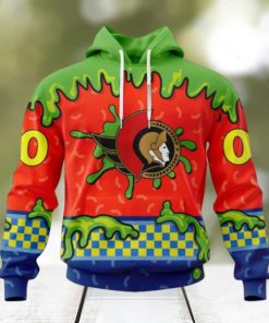 NHL Ottawa Senators Special Nickelodeon Design Hoodie