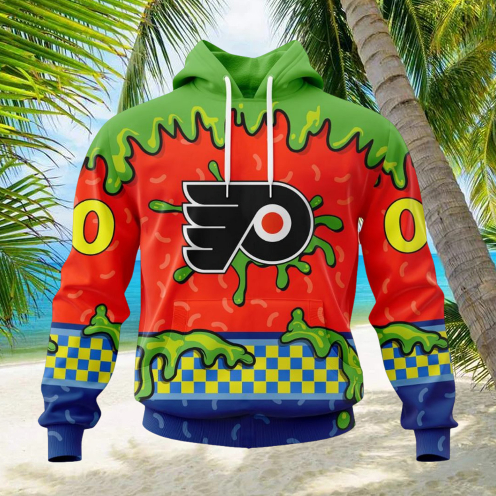 NHL Philadelphia Flyers Special Nickelodeon Design Hoodie NHL Philadelphia Flyers Special Nickelodeon Design Hoodie