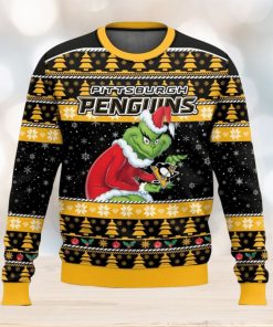 NHL Pittsburgh Penguins Grinch 3D Christmas Sweater Ugly Christmas Sweater Christmas Gift Ideas