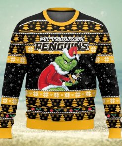 NHL Pittsburgh Penguins Grinch 3D Christmas Sweater Ugly Christmas Sweater Christmas Gift Ideas