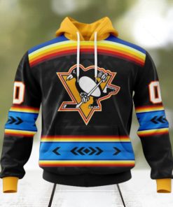 NHL Pittsburgh Penguins Special Native Heritage Design Hoodie