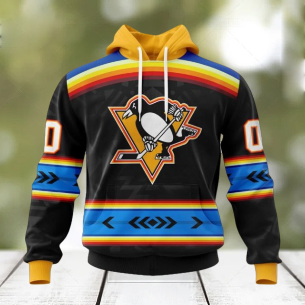 NHL Pittsburgh Penguins Special Native Heritage Design Hoodie NHL Pittsburgh Penguins Special Native Heritage Design Hoodie