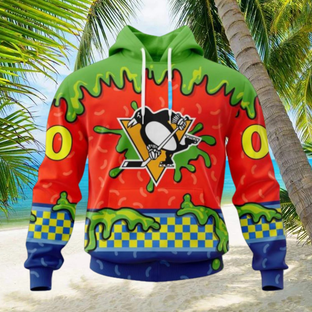 NHL Pittsburgh Penguins Special Nickelodeon Design Hoodie NHL Pittsburgh Penguins Special Nickelodeon Design Hoodie