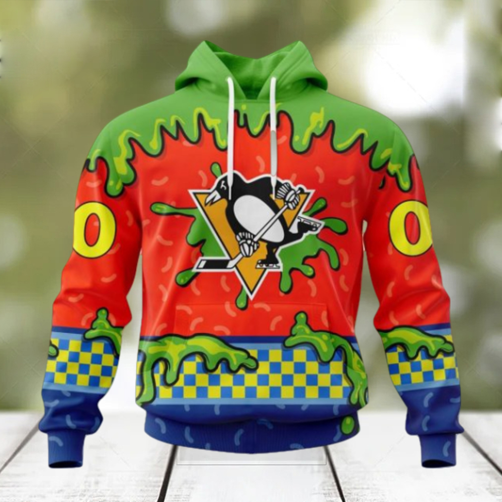 NHL Pittsburgh Penguins Special Nickelodeon Design Hoodie NHL Pittsburgh Penguins Special Nickelodeon Design Hoodie