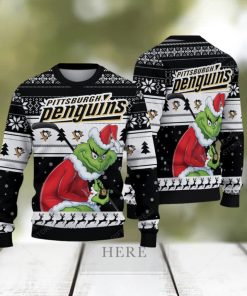 NHL Pittsburgh Penguins Ugly Sweater Grinch Christmas Sweater