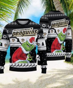 NHL Pittsburgh Penguins Ugly Sweater Grinch Christmas Sweater