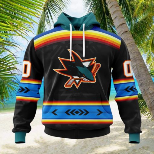 NHL San Jose Sharks Special Native Heritage Design Hoodie