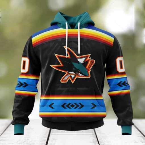 NHL San Jose Sharks Special Native Heritage Design Hoodie