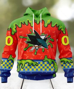 NHL San Jose Sharks Special Nickelodeon Design Hoodie