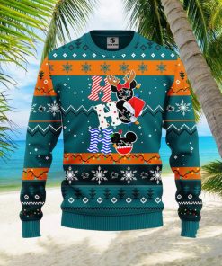 NHL San Jose Sharks Ugly Sweater Hohoho Mickey Ugly Christmas Sweater