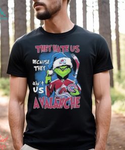 NHL Santa Grinch They Hate Us Because They Ain’t Us Colorado Avalanche T Shirt