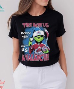 NHL Santa Grinch They Hate Us Because They Ain’t Us Colorado Avalanche T Shirt