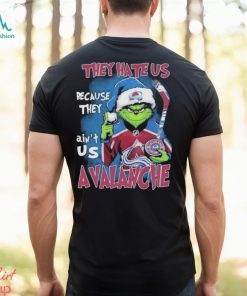 NHL Santa Grinch They Hate Us Because They Ain’t Us Colorado Avalanche T Shirt