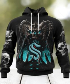NHL Seattle Kraken Special Skull Art Design Hoodie
