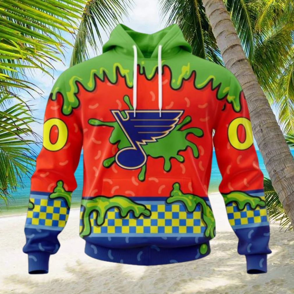 NHL St. Louis Blues Special Nickelodeon Design Hoodie NHL St. Louis Blues Special Nickelodeon Design Hoodie