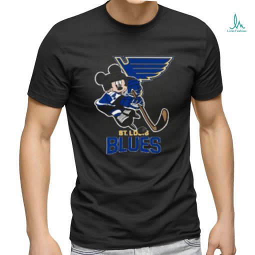 NHL St.Louis Blues Mickey Mouse Disney Hockey Tshirt