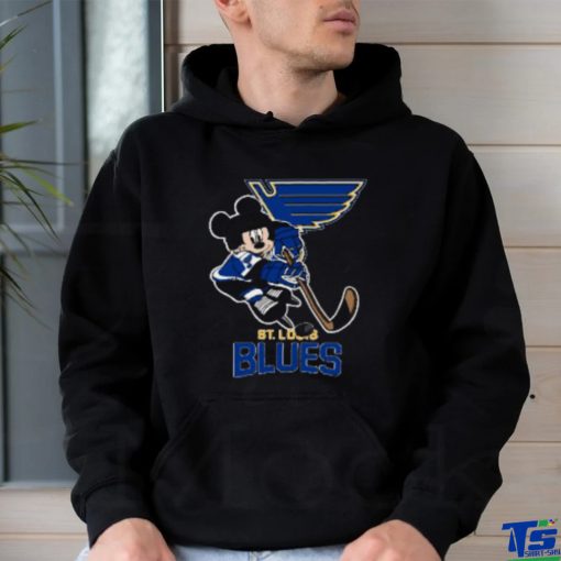 NHL St.Louis Blues Mickey Mouse Disney Hockey Tshirt