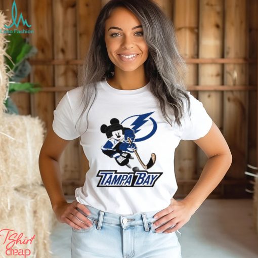 NHL Tampa Bay Lightning Mickey Mouse Disney Hockey T Shirt