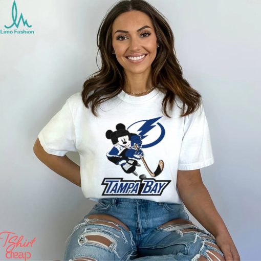 NHL Tampa Bay Lightning Mickey Mouse Disney Hockey T Shirt