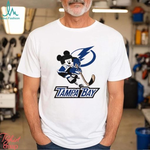 NHL Tampa Bay Lightning Mickey Mouse Disney Hockey T Shirt