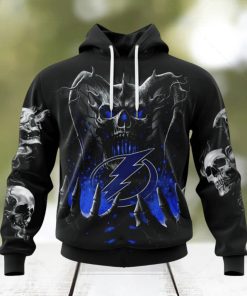 NHL Tampa Bay Lightning Special Skull Art Design Hoodie
