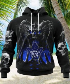 NHL Toronto Maple Leafs Special Skull Art Design Hoodie
