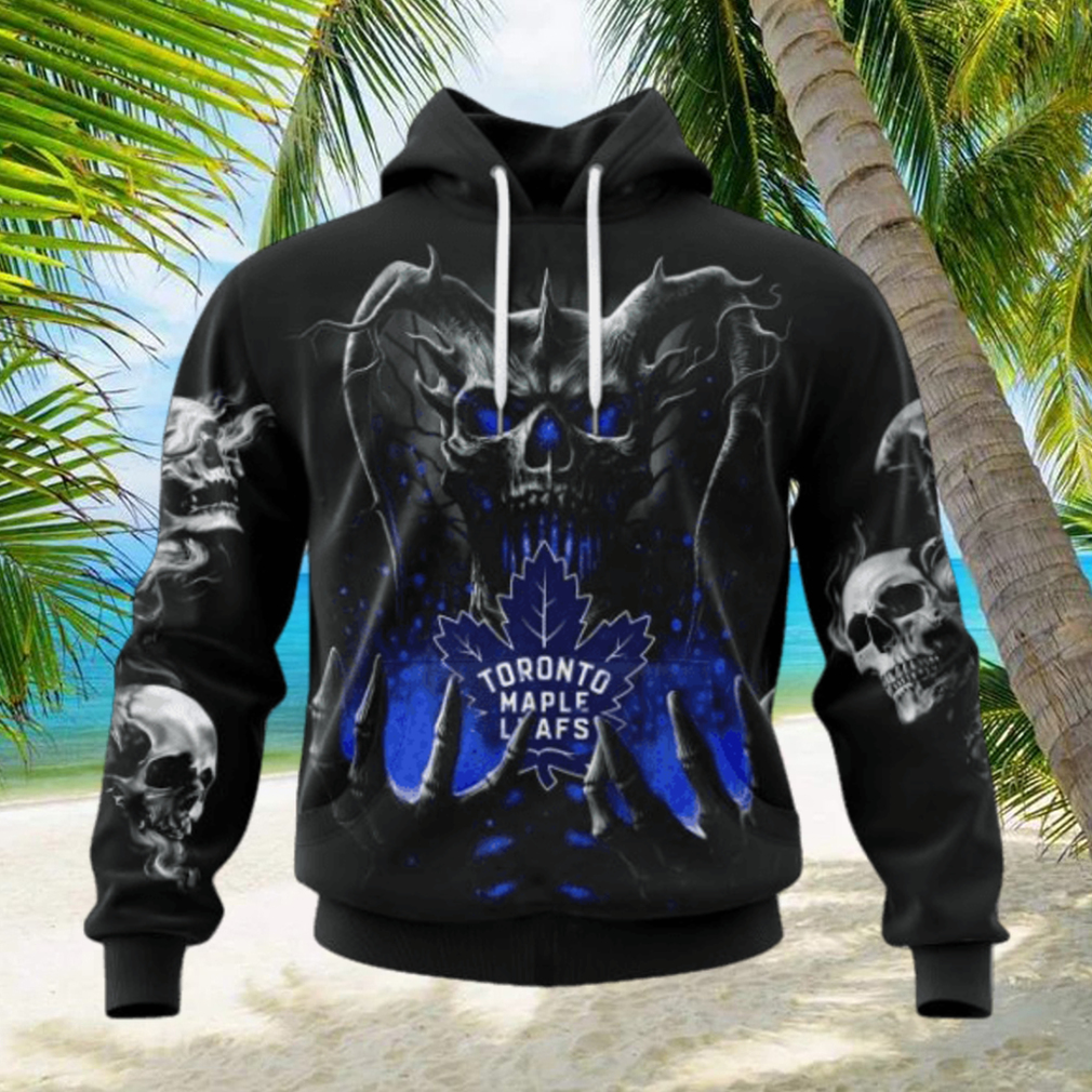 NHL Toronto Maple Leafs Special Skull Art Design Hoodie NHL Toronto Maple Leafs Special Skull Art Design Hoodie