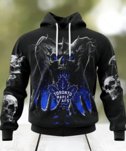 NHL Toronto Maple Leafs Special Skull Art Design Hoodie