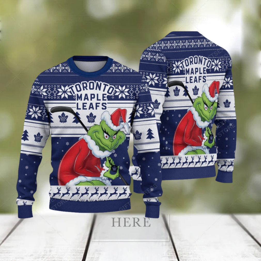 Leafs on sale christmas sweater