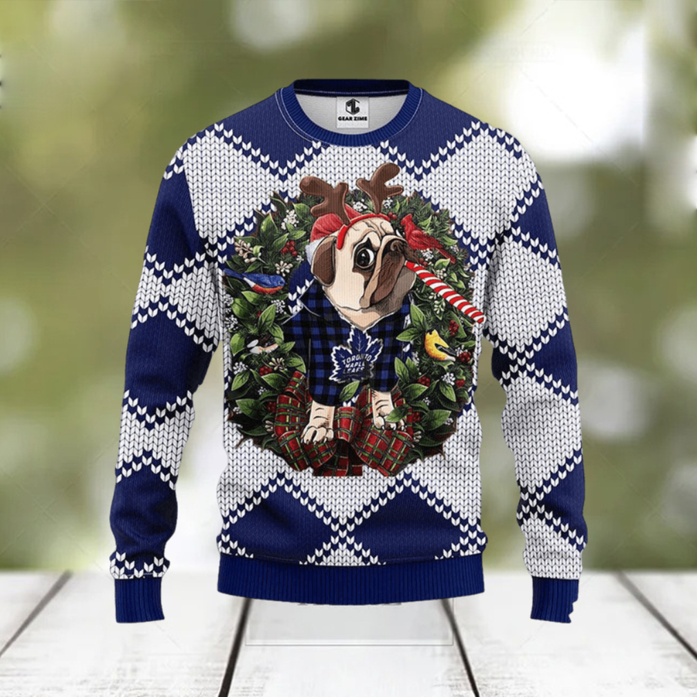 NHL Toronto Maple Leafs Ugly Sweater Pub Dog Ugly Christmas Sweater NHL Toronto Maple Leafs Ugly Sweater Pub Dog Ugly Christmas Sweater