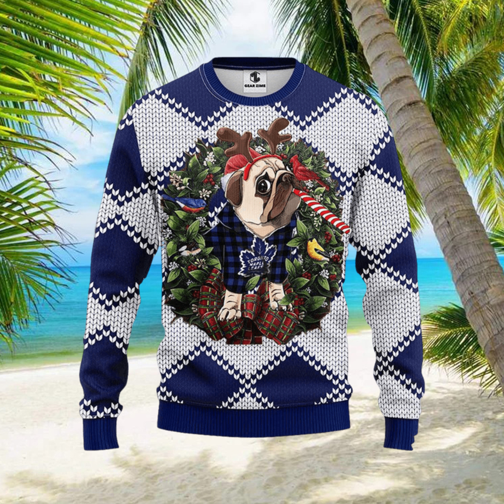 NHL Toronto Maple Leafs Ugly Sweater Pub Dog Ugly Christmas Sweater NHL Toronto Maple Leafs Ugly Sweater Pub Dog Ugly Christmas Sweater