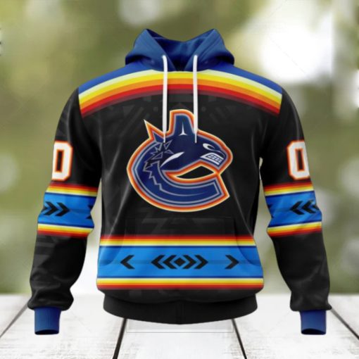 NHL Vancouver Canucks Special Native Heritage Design Hoodie