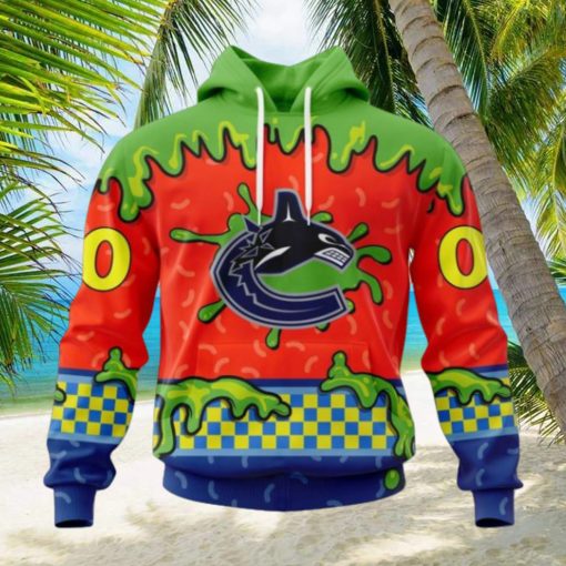 NHL Vancouver Canucks Special Nickelodeon Design Hoodie