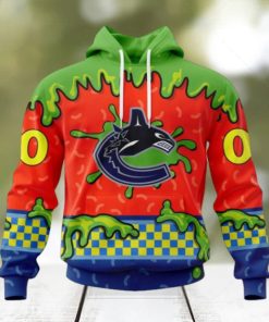 NHL Vancouver Canucks Special Nickelodeon Design Hoodie