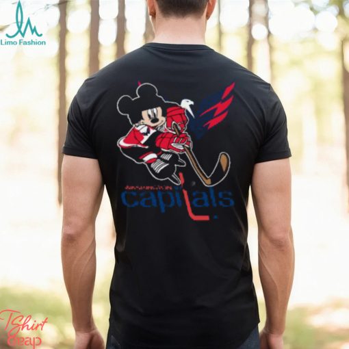 NHL Washington Capitals Mickey Mouse Disney Hockey T Shirt