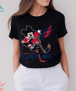 NHL Washington Capitals Mickey Mouse Disney Hockey T Shirt