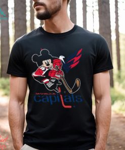 NHL Washington Capitals Mickey Mouse Disney Hockey T Shirt